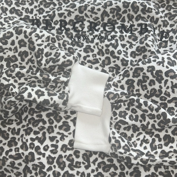 Abercrombie & Fitch Cheetah Logo Sweatshirt Size Small - Picture 8 of 8